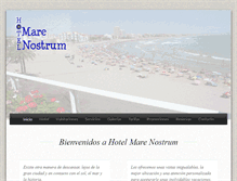 Tablet Screenshot of hotelmarenostrum.net